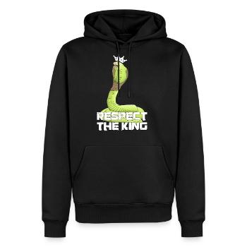 snakes chameleons geckos reptiles frogs turtles - Men's Premium Hoodie - black - Front - Nico (187cm) & Julia (174cm)