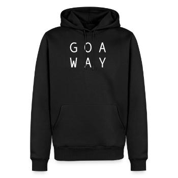 Goa Way - Men's Premium Hoodie - black - Front - Nico (187cm) & Julia (174cm)