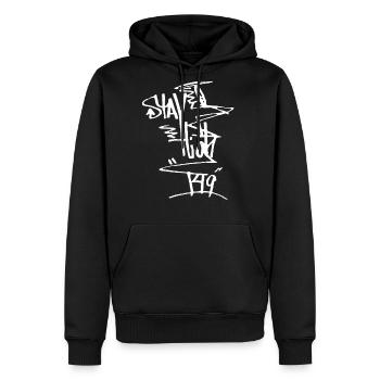 Stay High 149 - Men's Premium Hoodie - black - Front - Nico (187cm) & Julia (174cm)