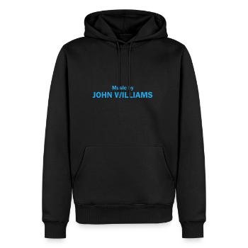 Music by John Williams - Men's Premium Hoodie - black - Front - Nico (187cm) & Julia (174cm)
