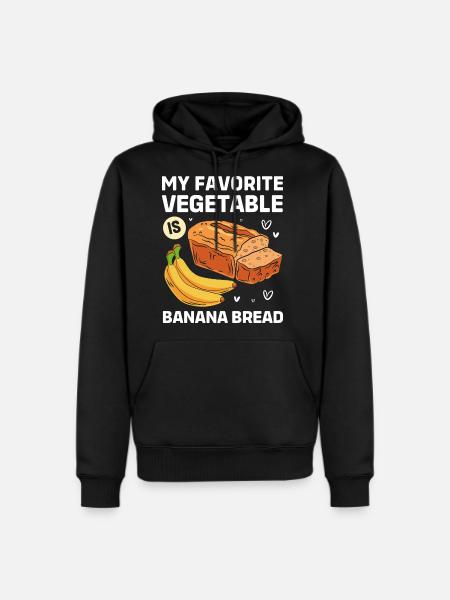 Bread Baking Banana Bread - Men's Premium Hoodie - black