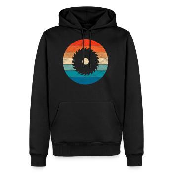 Saw Blade - Men's Premium Hoodie - black - Front - Nico (187cm) & Julia (174cm)