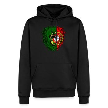 Portugal - Men's Premium Hoodie - black - Front - Nico (187cm) & Julia (174cm)
