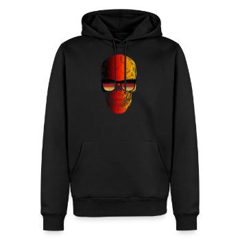Germany - Men's Premium Hoodie - black - Front - Nico (187cm) & Julia (174cm)