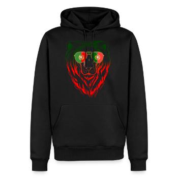 Portugal - Men's Premium Hoodie - black - Front - Nico (187cm) & Julia (174cm)