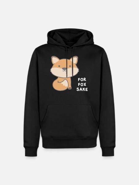 For Fox Sake - Men's Premium Hoodie - black
