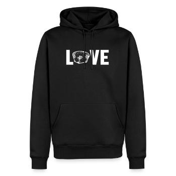 Love Bread Dough Bread Maker Bread Queen Lover - Men's Premium Hoodie - black - Front - Nico (187cm) & Julia (174cm)