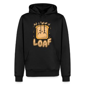 All I Knead Is Loaf Bread Dough Bread Maker Bread - Men's Premium Hoodie - black - Front - Nico (187cm) & Julia (174cm)