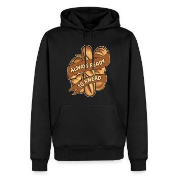 Always Ready To Knead Bread Maker Bread Dough - Men's Premium Hoodie - black - Front - Nico (187cm) & Julia (174cm)