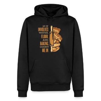 Count Me In Bread Dough Bread Maker Bread Queen - Men's Premium Hoodie - black - Front - Nico (187cm) & Julia (174cm)