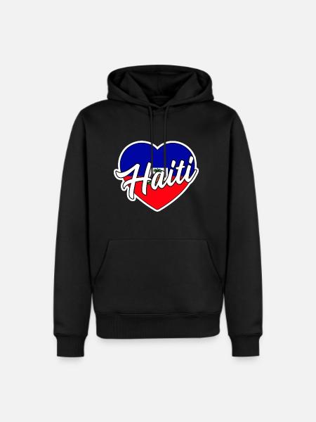 Haiti - Men's Premium Hoodie - black
