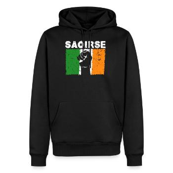 Saoirse Irish Republican Conservative Capitalist I - Men's Premium Hoodie - black - Front - Nico (187cm) & Julia (174cm)