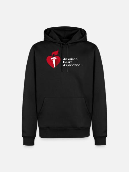AHA Logo Long Sleeve - Men's Premium Hoodie - black
