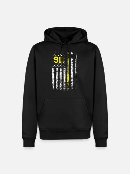 911 First USA - Men's Premium Hoodie - black