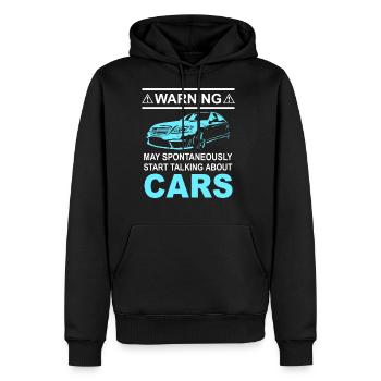 Funny Car Cars Engineer Mechanic Lovers-Gift Men B - Men's Premium Hoodie - black - Front - Nico (187cm) & Julia (174cm)