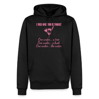 One Under… A Bush One Under …The Water - Men's Premium Hoodie - black - Front - Nico (187cm) & Julia (174cm)