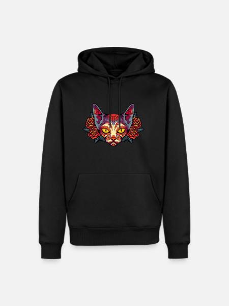 sugar sphynx - Men's Premium Hoodie - black