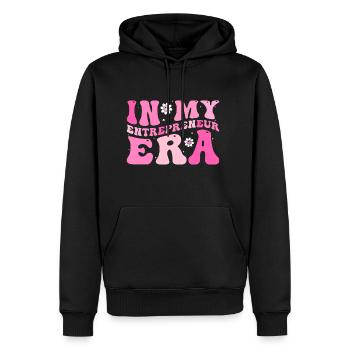 Entrepreneur, In My Entrepreneur Era - Men's Premium Hoodie - black - Front - Nico (187cm) & Julia (174cm)