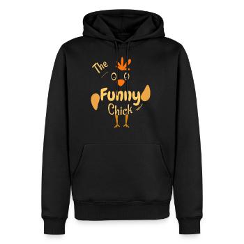 Happy Family Match - Men's Premium Hoodie - black - Front - Nico (187cm) & Julia (174cm)