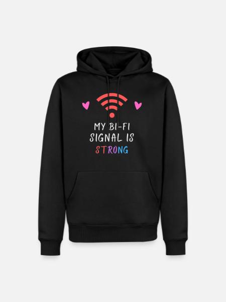 Bi Panic Active - Men's Premium Hoodie - black