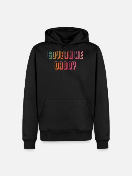 Govern me daddy - Men's Premium Hoodie - black