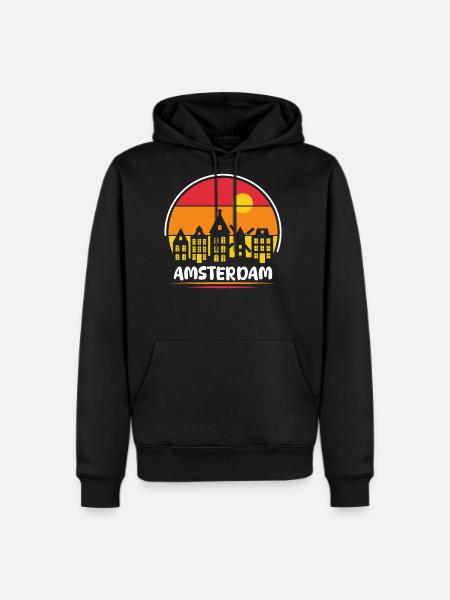 Amsterdam - Men's Premium Hoodie - black