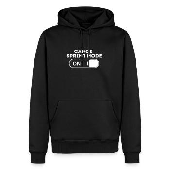 Canoe Sprint Mode - Men's Premium Hoodie - black - Front - Nico (187cm) & Julia (174cm)