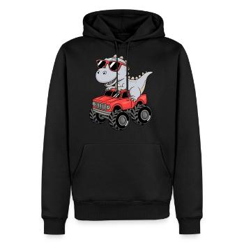 toddler boy valentine - Men's Premium Hoodie - black - Front - Nico (187cm) & Julia (174cm)