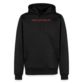 Rotten right to the core - Men's Premium Hoodie - black - Front - Nico (187cm) & Julia (174cm)