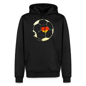 Germany 2022 Football Germany Flag - Men's Premium Hoodie - black - Front - Nico (187cm) & Julia (174cm)