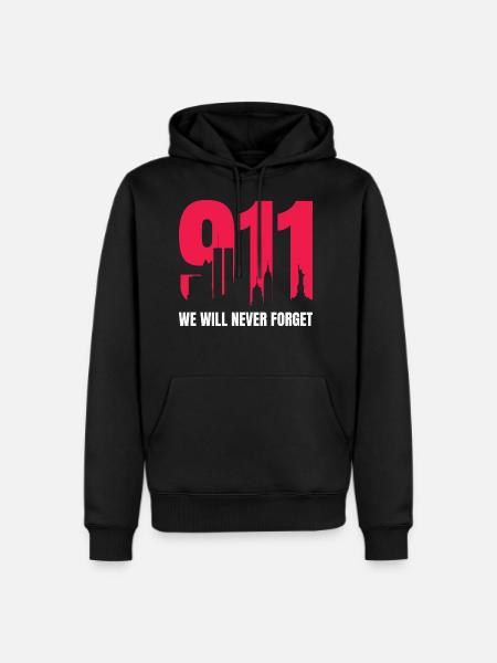 9/11 - Men's Premium Hoodie - black