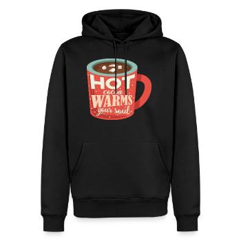 Fuzzy Socks Sweetooth Gift - Men's Premium Hoodie - black - Front - Nico (187cm) & Julia (174cm)