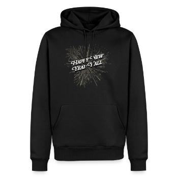 Happy New Year Yall Family Reunion Relatives Party - Men's Premium Hoodie - black - Front - Nico (187cm) & Julia (174cm)
