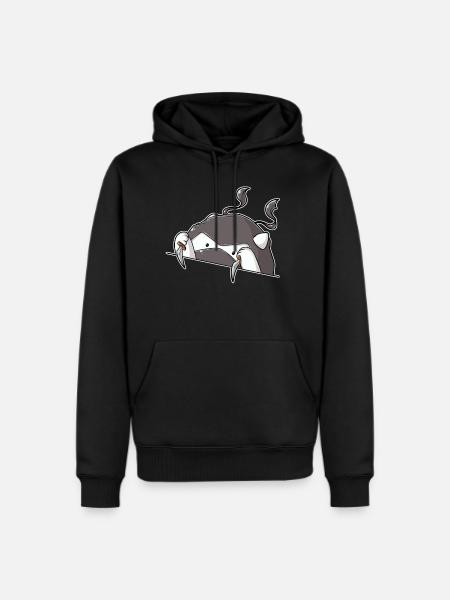 Cat DnD Rogue - Men's Premium Hoodie - black