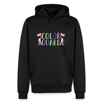 Color Guard - Men's Premium Hoodie - black - Front - Nico (187cm) & Julia (174cm)