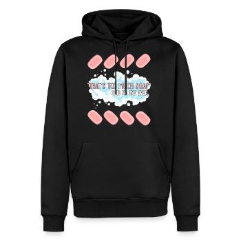 Soap Making Soap Maker - Men's Premium Hoodie - black - Front - Nico (187cm) & Julia (174cm)