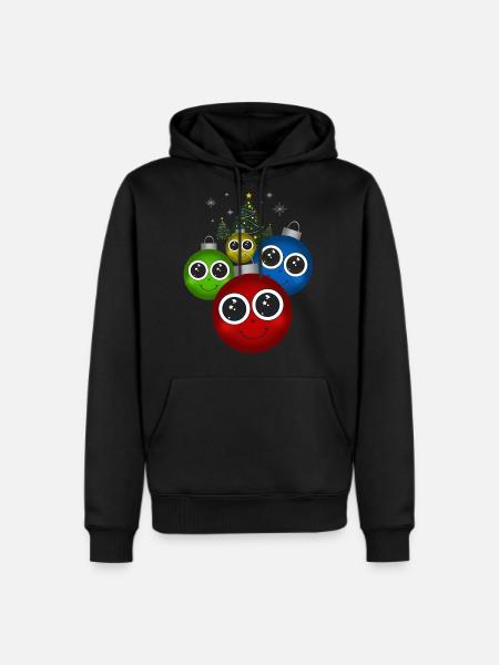 Christmas Ornaments - Men's Premium Hoodie - black