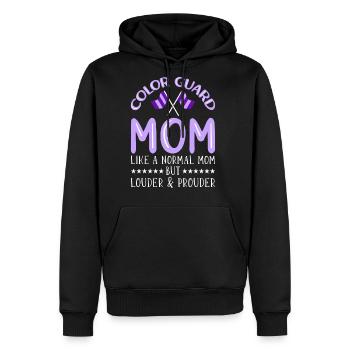 Color Guard Mom - Men's Premium Hoodie - black - Front - Nico (187cm) & Julia (174cm)