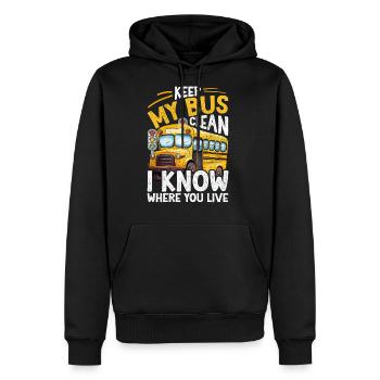 School Bus Monitor Bus Driver - Men's Premium Hoodie - black - Front - Nico (187cm) & Julia (174cm)