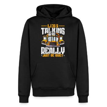 School Bus Monitor - Men's Premium Hoodie - black - Front - Nico (187cm) & Julia (174cm)