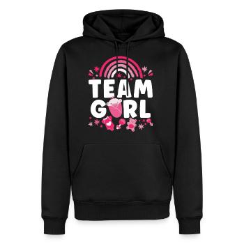Gender Reveal Babygirl Baby Shower - Men's Premium Hoodie - black - Front - Nico (187cm) & Julia (174cm)