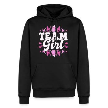 Gender Reveal Babygirl Baby Shower - Men's Premium Hoodie - black - Front - Nico (187cm) & Julia (174cm)