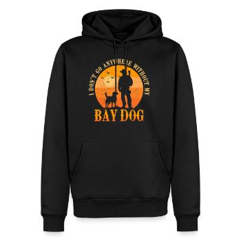 Hog Hunter Wild Hog - Men's Premium Hoodie - black - Front - Nico (187cm) & Julia (174cm)