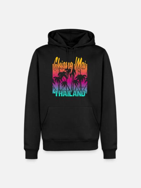 Chiang Mai Thailand - Men's Premium Hoodie - black