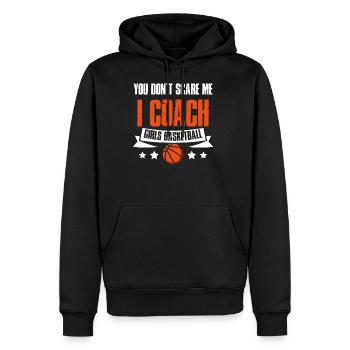 Basketball Coaching Coach - Men's Premium Hoodie - black - Front - Nico (187cm) & Julia (174cm)