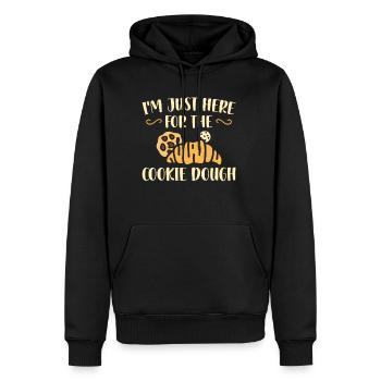 I'm Just Here For The Cookie Dough | Baker Shirt - Men's Premium Hoodie - black - Front - Nico (187cm) & Julia (174cm)