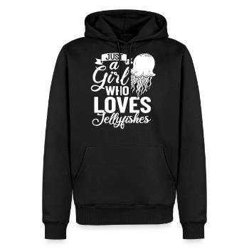Jellyfish Jelly Fish Tank Sea Jellies Aquarium - Men's Premium Hoodie - black - Front - Nico (187cm) & Julia (174cm)