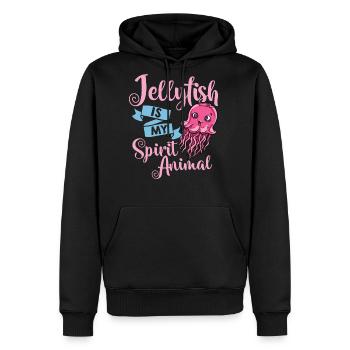Jellyfish Jelly Fish Tank Sea Jellies Aquarium - Men's Premium Hoodie - black - Front - Nico (187cm) & Julia (174cm)