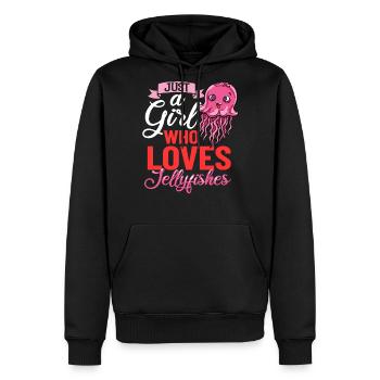 Jellyfish Jelly Fish Tank Sea Jellies Aquarium - Men's Premium Hoodie - black - Front - Nico (187cm) & Julia (174cm)