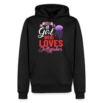Jellyfish Jelly Fish Tank Sea Jellies Aquarium - Men's Premium Hoodie - black - Front - Nico (187cm) & Julia (174cm)